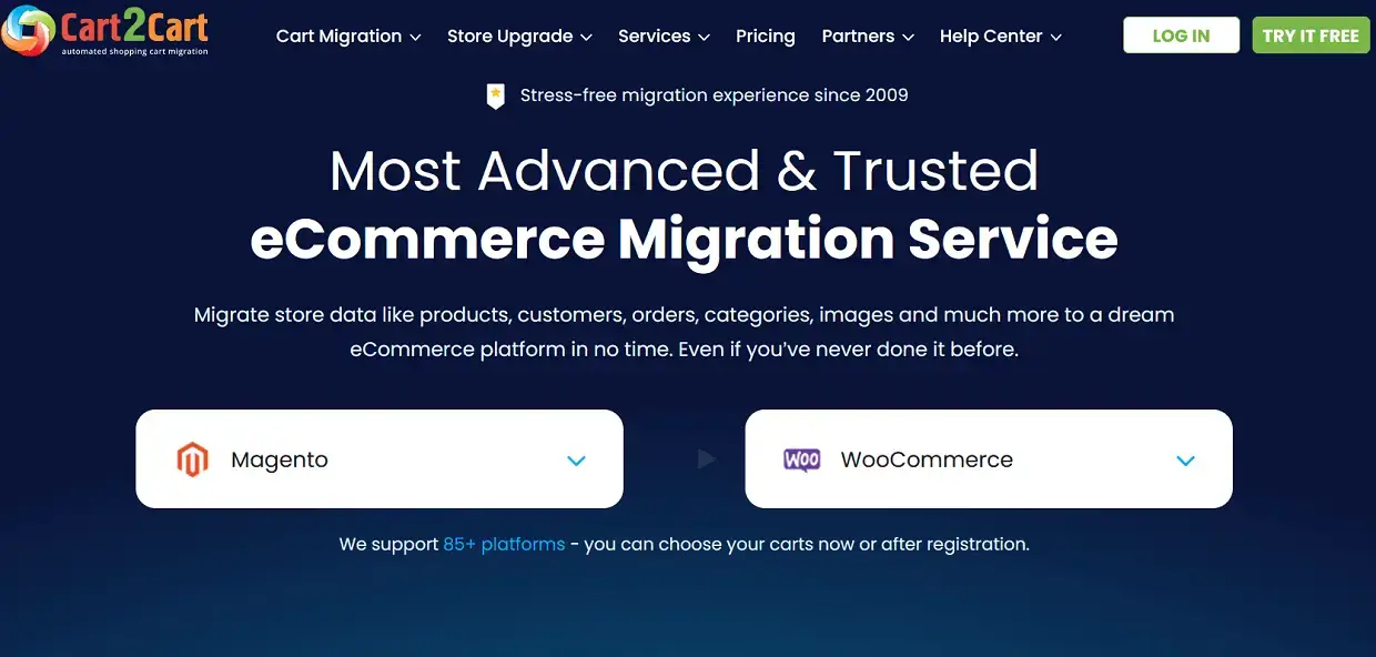 Migreren van Magento naar WooCommerce met Cart2Cart